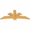 Ekena Millwork Davenport Rough Sawn Timber Gable Bracket, Western Red Cedar, 60"W x 27"H x 2"D x 6"F, 11/12 Pitch GBW060X27X0206DAV00RWR - alternate 3